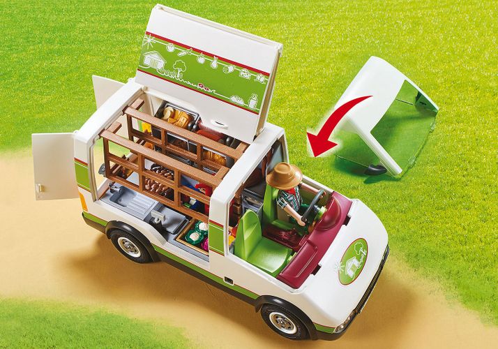 Игровой набор Playmobil - Передвижной фургон с продуктами, фото № 4