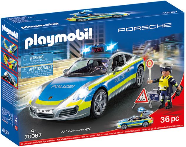 Игровой набор Playmobil - Полицейская машина Porsche 911 Carrera 4S, купить недорого