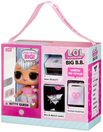 Игровой набор с мега-куклой L.O.L. Surprise! серии "Big B.B.Doll" - Королева Китти, foto