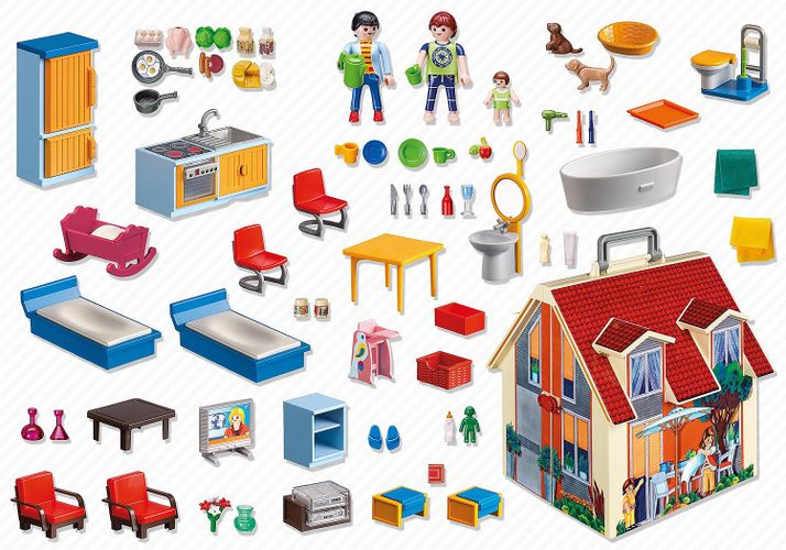 Игровой набор Playmobil - Современный кукольный дом, купить недорого