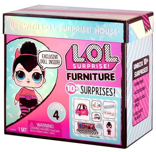 Игровой набор с куклой L.O.L. Surprise! серии "Furniture" - Перчинка с автомобилем, arzon