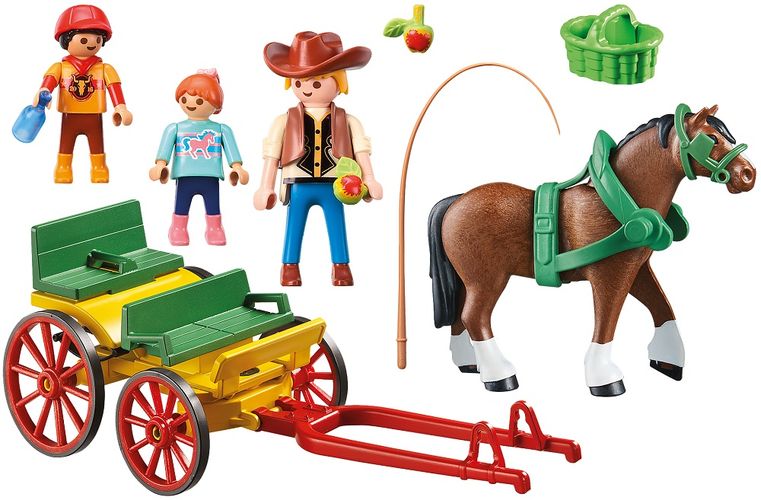 Игровой набор Playmobil - Гужевой воз