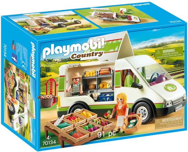 Игровой набор Playmobil - Передвижной фургон с продуктами, купить недорого