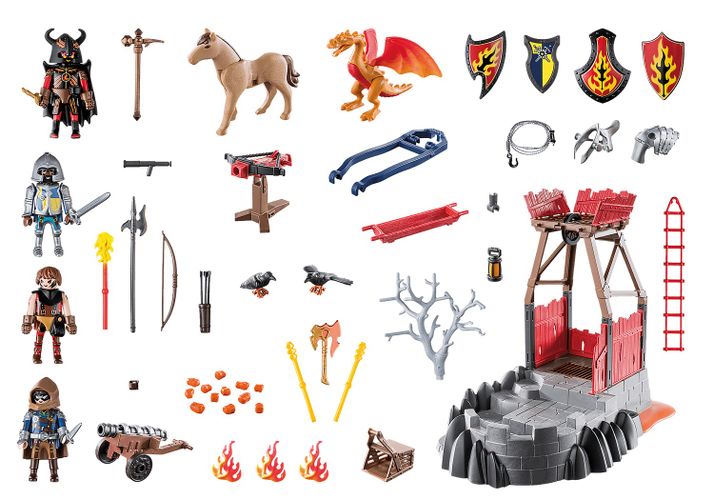 Игровой набор Playmobil - Лавовая шахта Burnham Raiders