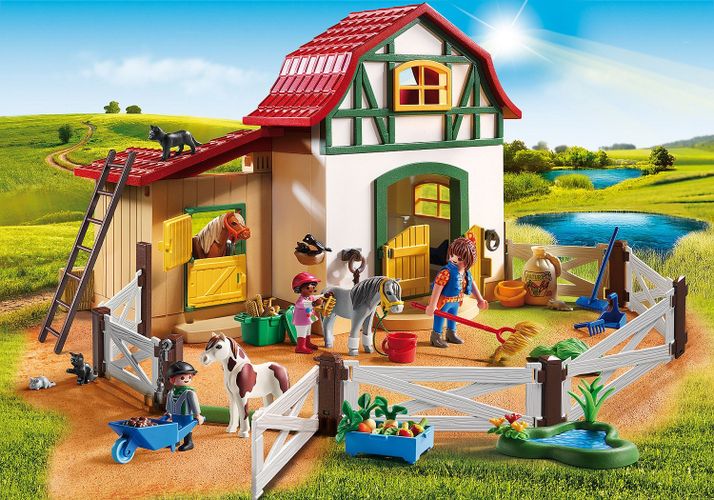 Игровой набор Playmobil - Ферма пони, фото