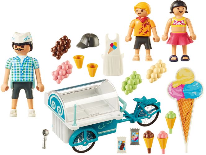 Игровой набор Playmobil - Тележка с мороженым
