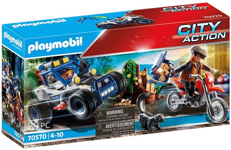Игровой набор Playmobil - Полицейский внедорожник с похитителем драгоценностей, купить недорого