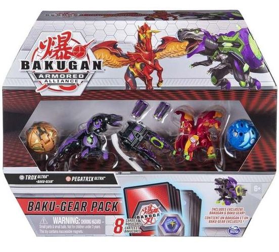 Bakugan.Armored Alliance: игровой боевой набор из четырех бакуганов Трокс и Пигатрикс, фото № 4