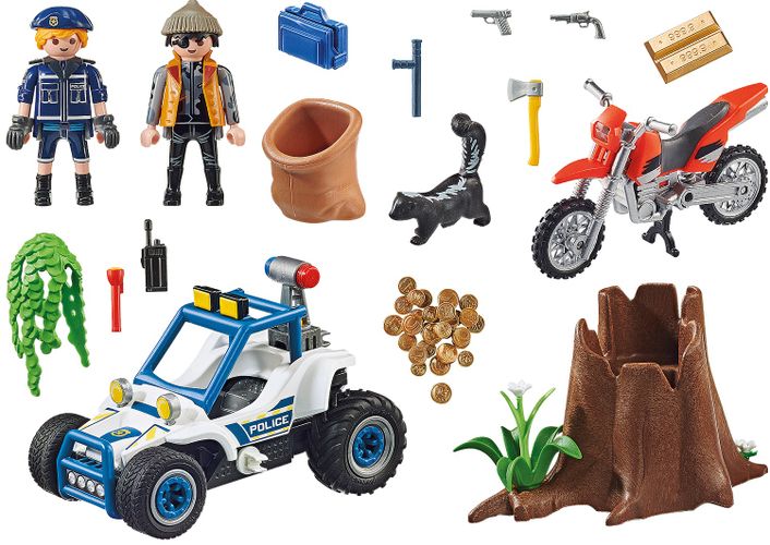 Игровой набор Playmobil - Полицейский внедорожник с похитителем драгоценностей