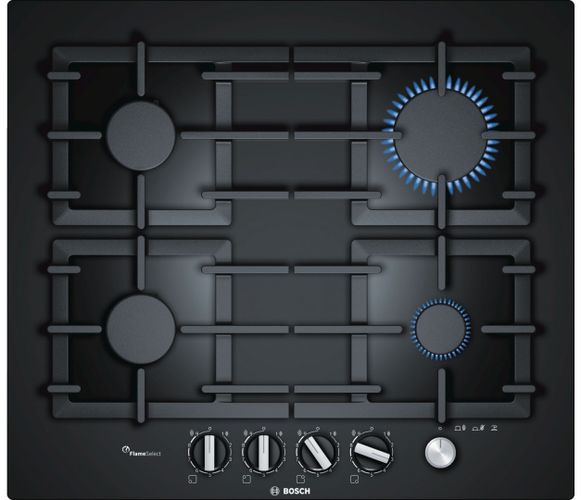 Варочная поверхность газовая BOSCH PPP6A6M90R, Черный