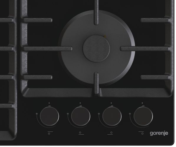 Варочная поверхность газовая GORENJE GT642SYB, Черный, фото № 4