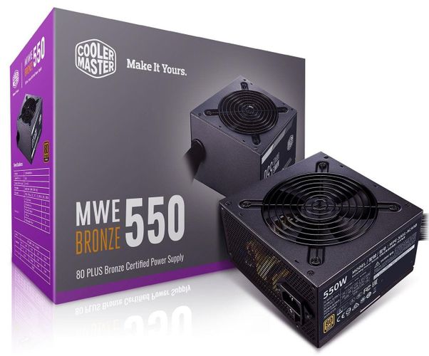 Блок питания Cooler Master MWE 550 Bronze V2 MPE-5501-ACAAB-E, фото № 9