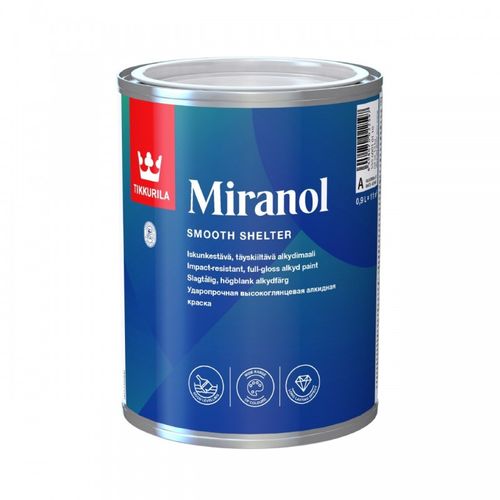 MIRANOL A Tikkurila тиксотропная эмаль, 2.7, White, 