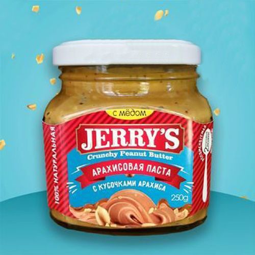 Арахисовая паста Jerry`s с медом