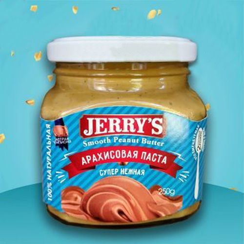 Арахисовая паста Jerry`s супернежная