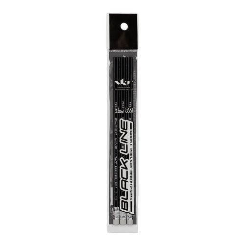 Набор графитных карандашей с ластиком ВКФ Black Line