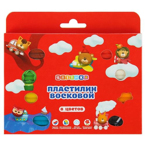 Цветик bolalar mum plastilini chiviq bilan