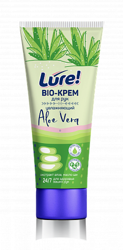 LURE BIO qo'l kremi namlantiruvchi Aloe Vera