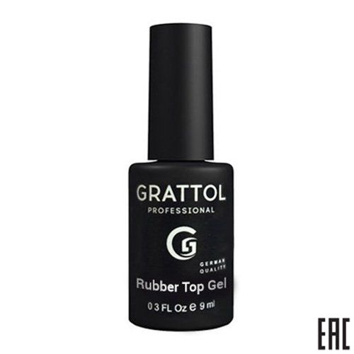 Rubber Top Gel 9 ml. – kauchuk TOP yopishqoq qatlam bilan