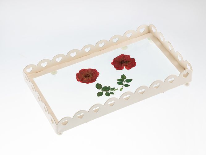 Поднос Antıque Rose 21,2x12x3,7 см