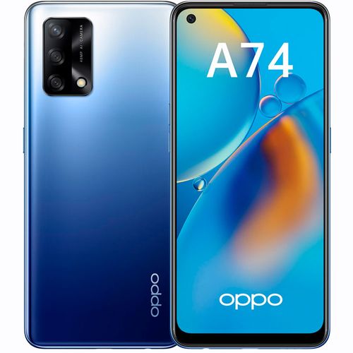 Смартфон OPPO A74, Blue, 4/128 GB, в Узбекистане