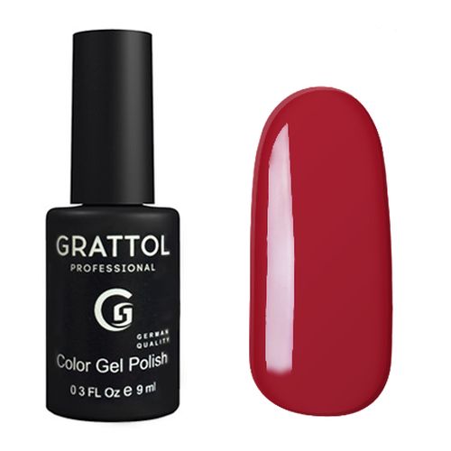 Гель-лак Grattol Color Gel Polish, №-021 Red Wine, 9 мл