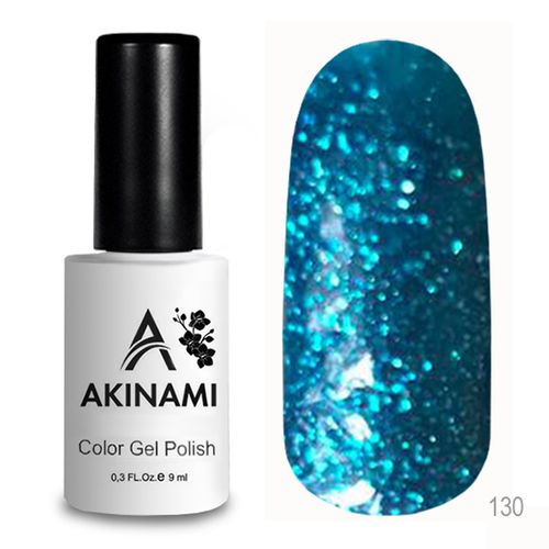 Гель-лак Akinami Color Gel Polish Blue Sparks