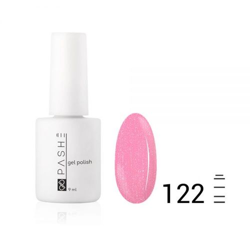 Цветной гель-лак PASHE №122 – Розовый блеск