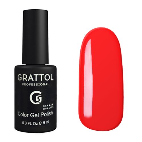 Gel-lak Grattol Color Gel Polish Bright Red