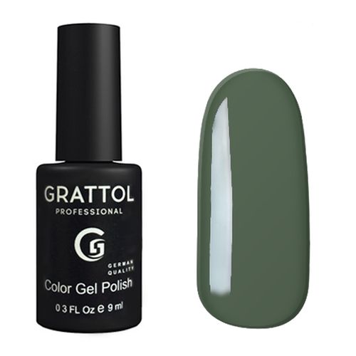 Lak Grattol Color Gel Polish Green Gray
