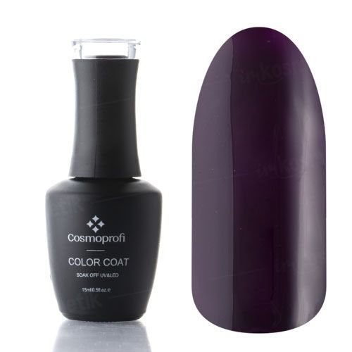 Гель-лак Cosmoprofi, Color coat № 123 – черный