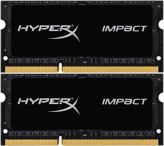 Noutbuk uchun operativ xotira HyperX Impact SO-DIMM DDR3L 16GB 1866MHz HX318LS11IBK2/16, купить недорого