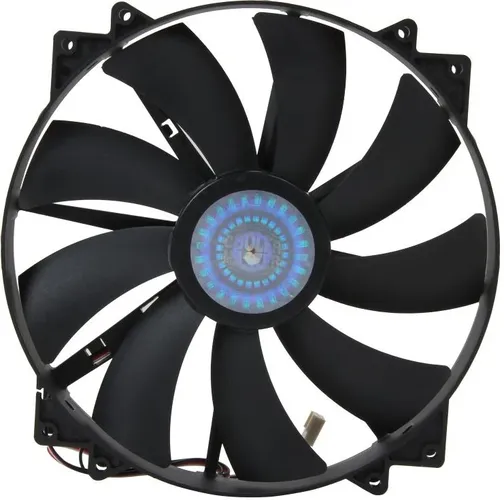 Корпусный вентилятор Cooler Master MegaFlow 200 Silent Fan, w/o LED, 200 мм, 3pin + Molex (R4-MFJR-07FK-R1)