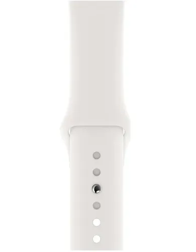 Apple Watch Series 3 42mm Silver Aluminum Case with White Sport Band, в Узбекистане