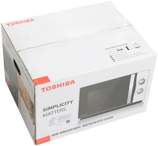 Микроволновая печь (СВЧ) Toshiba MW-MM20P(WH), O'zbekistonda