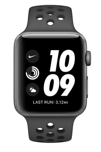Apple Watch Nike+ Series 3 42mm Space Grey Aluminium Case with Anthracite Black Nike Sport Band, купить недорого