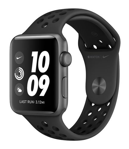 Apple Watch Nike+ Series 3 42mm Space Grey Aluminium Case with Anthracite Black Nike Sport Band