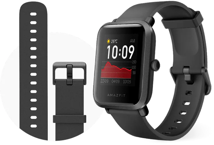 Смарт-часы Amazfit Bip S, Черный