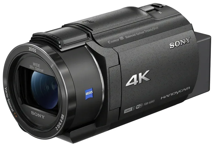 Видеокамера 4K Flash Sony Handycam FDR-AX43  FDRAX43B.CEE