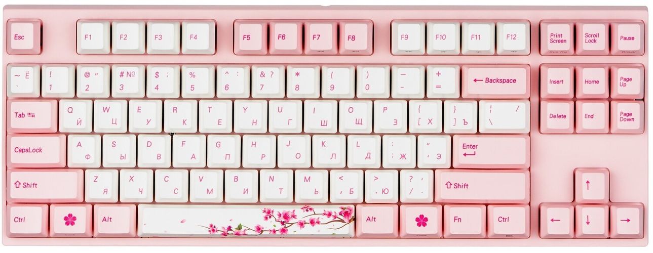 Игровая клавиатура Varmilo VA87M Sakura Cherry MX Blue