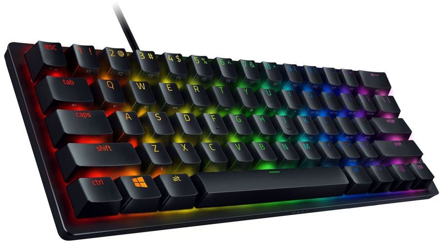 Razer Huntsman mini Purple Switch US Layout o'yin klaviaturasi, фото