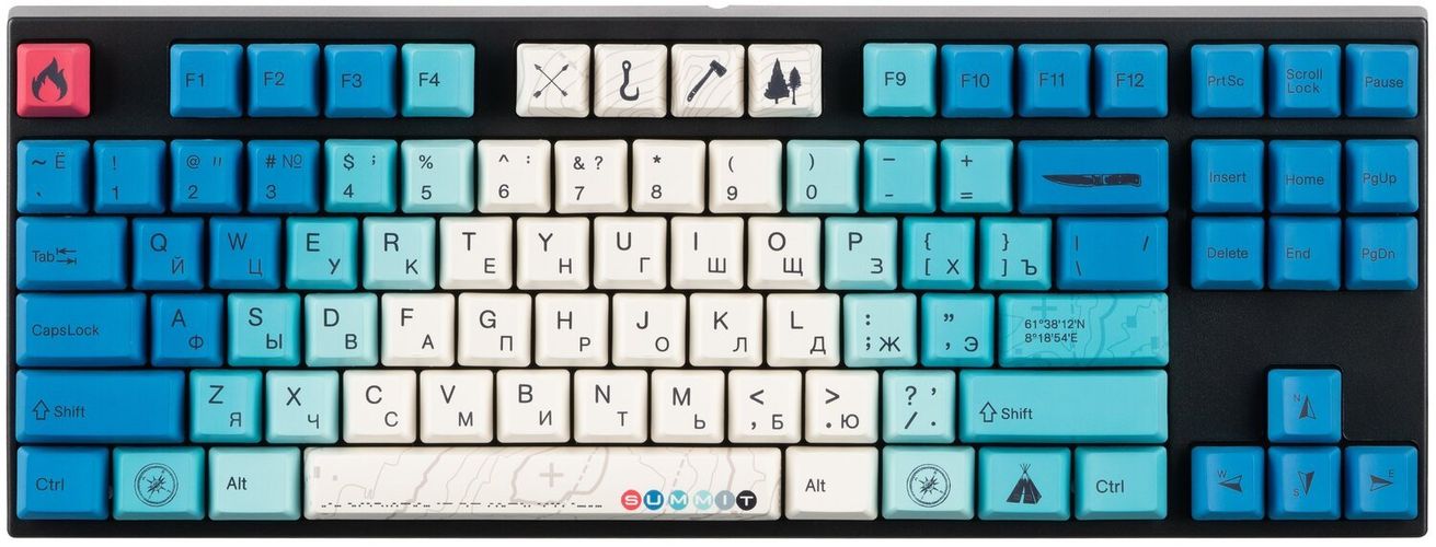 O'yin klaviaturasi Varmilo VA87M Summit R2 Cherry MX Red