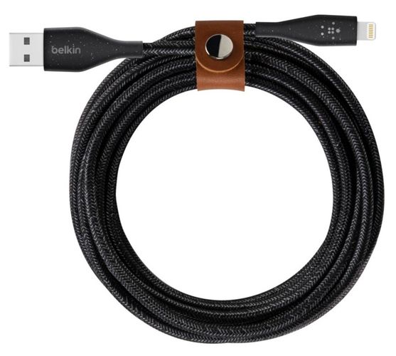 Kabel Belkin DuraTek Plus Lightning to USB-A Cable, Qora