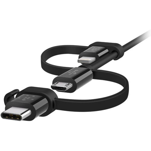 Kabel Belkin Universal USB-C + microUSB + Lightning