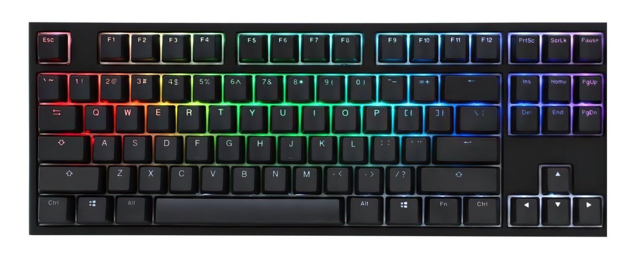 Игровая клавиатура Ducky One 2 TKL Cherry Speed Silver Black-White, купить недорого