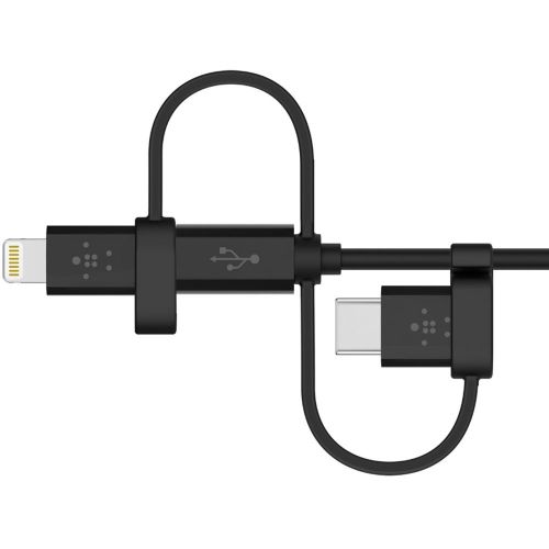 Кабель Belkin Universal USB-C + microUSB + Lightning