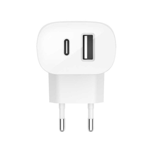 Сетевое зарядное устройство Belkin Home Charger (18W) Power Delivery Port USB-C, (12W) USB-A,