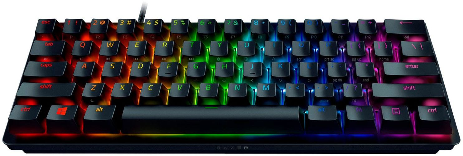 Razer Huntsman mini Purple Switch US Layout o'yin klaviaturasi, купить недорого