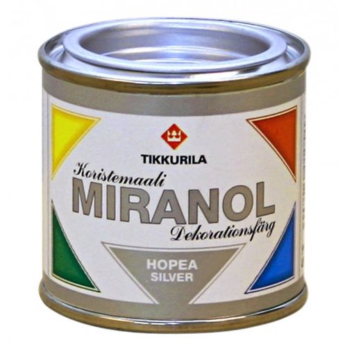 MIRANOL серебристая декор. краска, 0.1 л