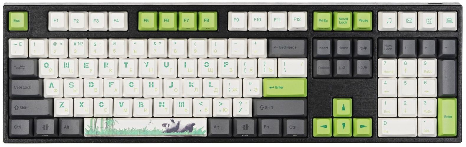 O'yin klaviaturasi Varmilo VA108M Panda Cherry MX Red